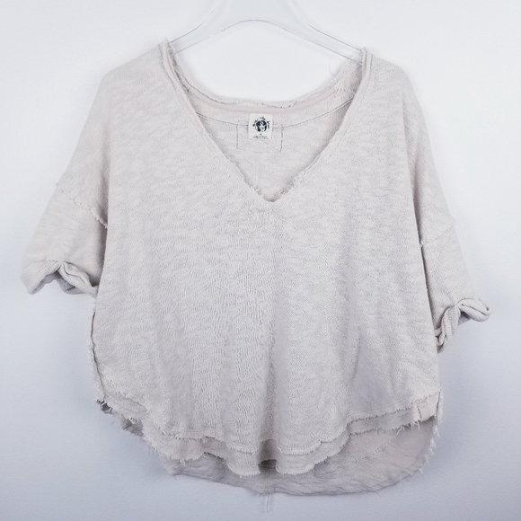 FP We The Free Cream North Shore Tee Medium - Picture 3 of 12